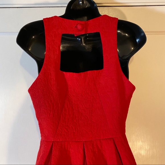 Moulinette Soeurs Red Cocktail Dress sz 4 NWOT - Picture 11 of 15